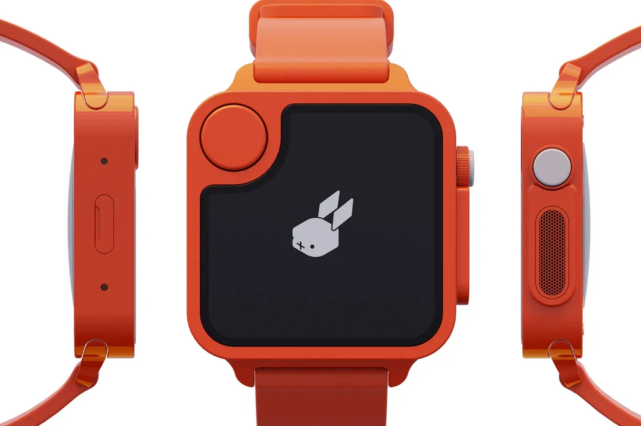 Image of Rabbit R1 AI Smartwatch against a white background.