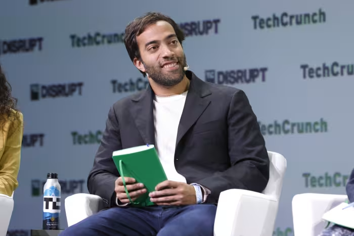 Picture of General Catalyst Marc Bhargava, a managing director, at Tech Crunch Disrupt